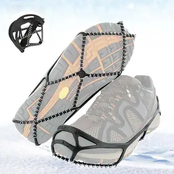 Anti-slydimo ledo šuoliai batai/batai Žiemos Žygiai Laipiojimo Bateliai Trinkeles Batų Grandinės Dangtelis