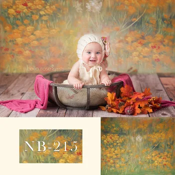 Gėlės Naujagimių Fotografijos Backdrops, Vaikams, Vaikų, Kūdikių Dušas, Photocall Fone Rekvizitai Individualų Fotografijos Backdrops