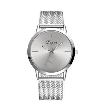 Karšto Parduoti Top Brand Žiūrėti LVPAI Moterų Laikrodžiai Kvarco Nerūdijančio Plieno dirželis Mens Watch Analoginis Laikrodis Suknelė Naujausias Lady Žiūrėti