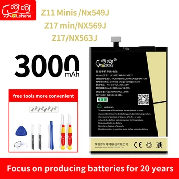 Li3929T44P6h796137 baterija nubija Z11 minis nx549J Z17mini nx569J NUBIJA Z17 NX563J ličio-jonų polimerų bateriją