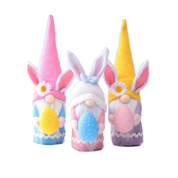 2021 Easter Bunny Gnome Apdailos Velykų Beveidis Lėlės Velykų Pliušinis Nykštukas Namų Dekoracijos Vaikams, Žaislai