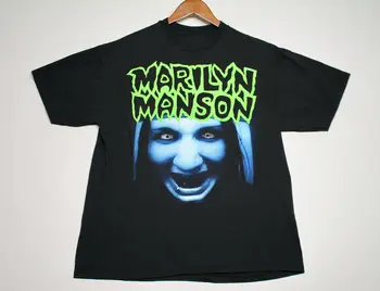 Naujas Vtg 1994 Marilyn Manson Tai Tavo Pasaulis Perspausdinti Marškinėliai Amerikos ^^Gerai Unisex S-3Xl