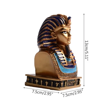 ABSTRAKTI EGIPTO FARAONO SKULPTŪROS & STATULA NAMŲ PUOŠYBOS AKSESUARŲ, RANKŲ DARBO DERVOS FIGŪRĖLĖS AMATŲ STALO PUOŠIMAS ORNAMENTAIS