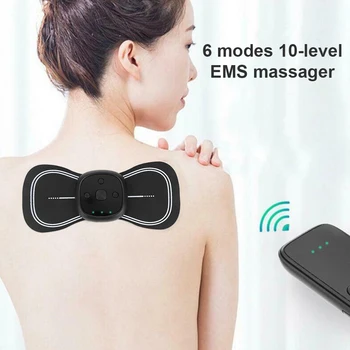 Nešiojamų Mini Electric Kaklo Massager gimdos Kaklelio Masažas Stimuliatorius Skausmo Kūno, Nugaros, Kūno Poilsis Dropshipping