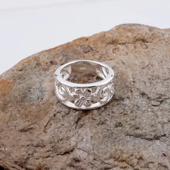 Didmeninė sidabro padengtą 925 žiedo Mados juvelyriniai Sidabro Žiedas 925sterling-sidabro MBOOSVXD