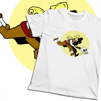 Nuotykiai Guybrush T-shirt Mados Crewneck Retro Unisex Medvilnės JAV Dydis S-6XL Didelis Dydis Trumpas Rankovės