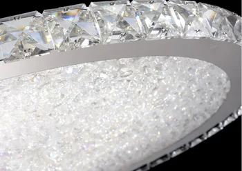 Nemokamas pristatymas Led lubų šviesos kupolas turas kristalų lempos kambarį miegamasis šviesos saldus ir plonas lempos nuotolinio valdymo AC85-265V