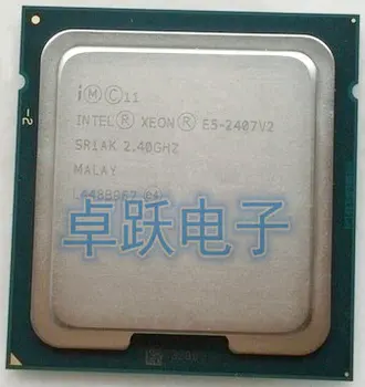 E5-2407V2 Originalus Intel Xeon E5-2407 V2 2.4 GHz 4 branduolių 10 MB SmartCache LGA1356 80W 22nm, Procesorius E5 2407V2 nemokamas pristatymas