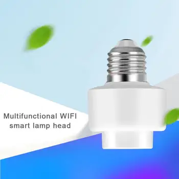Multi-Funkcija Pažangi Lempos Galva Wifi Nuotolinis Jungiklis Laiko Valdymas Balsu Led Smart Lempos, Lemputės, Lizdas Nuotolinio Valdymo E27