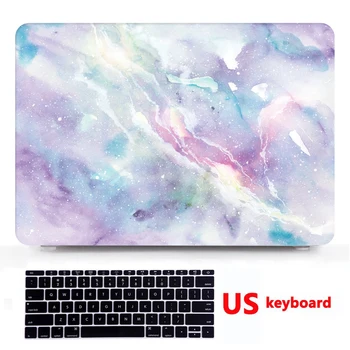 Nešiojamas Kietasis Atveju + klaviatūros Dangtelis 2020 Naujas Apple MacBook 11 12 13 15 16 inchs Oro pro Retina Jutiklinis Baras & ID A2179 A2141