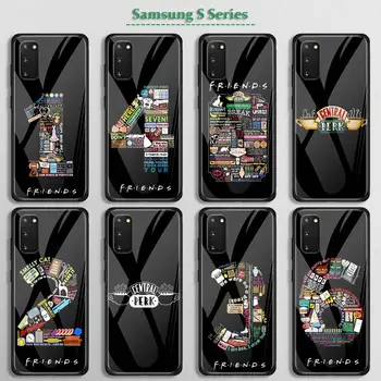 Kavos draugai, tv, Telefono dėklas, skirtas Samsung Galaxy S20 FE Plius S21 Ultra S10 Lite S8 S9 Plus Stiklo Korpuso Dangtelį Funda