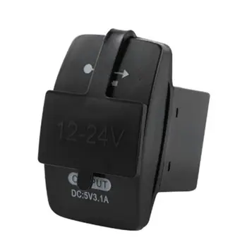 Dual USB Car 12V Cigarečių Degiklio Lizdą Splitter Įkroviklio Maitinimo Adapteris, Lizdo, Interjero Detalių, Žiebtuvėlio 2017