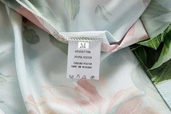 MIUXIMAO 2020 m. Pavasarį Suknelė Velniop Kaklo Derliaus Gėlių Spausdinti Elegantiškas Plonas Deimantų kilimo ir tūpimo Tako Suknelė Atsitiktinis Šalis Suknelė Moterims Vestidos
