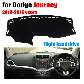 RKAC Automobilio prietaisų skydelio apima kilimėlis Dodge Kelionės 2013-2016 m. metų Dešinės rankos ratai dashmat trinkelėmis brūkšnys apima auto priedai