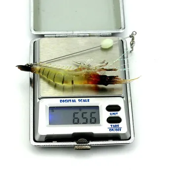 5vnt/daug 9cm Kelių masalas modeliavimas krevetės su kablio minkštas masalas krevečių bionic masalas šviesos netikrą krevečių masalas žvejybos įrankių Naujas