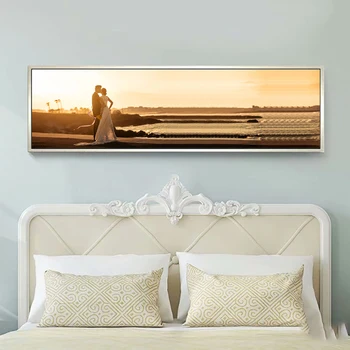 Yuke Menas, Plakatų ir grafikos Sienos Meno Tapybos Drobės Sunset Beach Romantiškas Meilės Sienos Menas Nuotraukas Kambarį Namų Dekoro