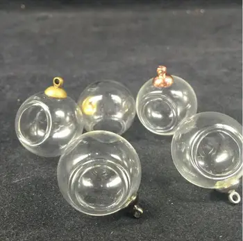 100set 25mm Micro Kraštovaizdžio Ekologinę norintys Stiklo Butelis, apvalūs Stiklo Puodai su papuošalai išvados, Samanų 