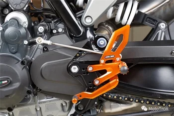 MOTO-TRON Motociklo CNC Reguliuojama Galinė Nustatyti Rearsets Kojoms Pėdų Poilsio KTM DUKE 790 2018-2020
