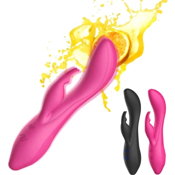 OLO Triušis Dildo Vibratorius 7 Dažnių Klitorio Stimuliacija, Magic Wand Erotika G-spot Masažas AV Stick Sekso Žaislai Moterims