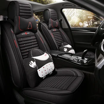 Visiška linų pluošto automobilių sėdynės padengti automobilių sėdynės apima Honda civic sutarimu crv grosstour 