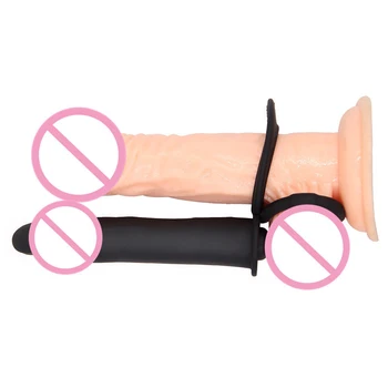 Dvigubos Vibracijos Dildo Butt Plug Nedelsiant Žiedas Prostatos Massager Suaugusiųjų Sekso Žaislas Poroms reklamos Kainos