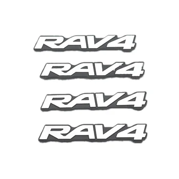3D Automobilių Lipdukas Stilius Aliuminio Emblema interjero Garsiakalbių garso Ženklelis Toyota RAV4 RAV 4 2013 m. m. m. 2016 m. 2017 m. 2018 m. 2019 m.