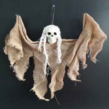 Creepy Halloween Baisu Kabinti Kaukolės Skeletas Dvasios, Baras, Sodas Grim Reaper Lavonas Kaukolės Galvą Kieme, Namų Dekoro Prekių