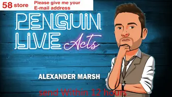 2019 Aleksandras Marsh Pingvinas Live Act Magija Instrukcijos triukui