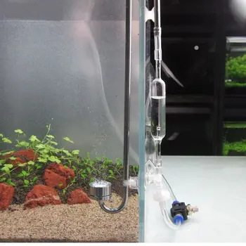Akvariumą CO2 Stiklinis Burbulas Kovos Už Žuvų Gyvų Augalų Nano Pasodinti Bakas CO2 Žuvų Bakas Burbulas Kovos Įrankis