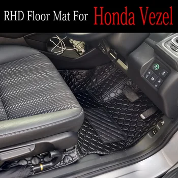 SAULĖTĄ FOX right hand drive/RHD automobilis grindų kilimėliai Honda Accord Civic CRV Miesto HRV Vezel Crosstour Tinka automobilio stiliaus heavey dut