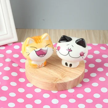 Japonijos Mielas Keramikos Išsipūtęs Katė Puošyba, Stalo Animacinių Filmų Gyvūnų Kūrybos Vaikų Mergaičių Gimtadienio Dovanos Kačiuką Namo Apdaila