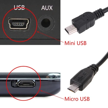 3.5 m, Car Camera DVR Maitinimo Kabelis, Įkroviklis, Adapteris, Brūkšnys Cam Output 5V/2A Mini Micro USB