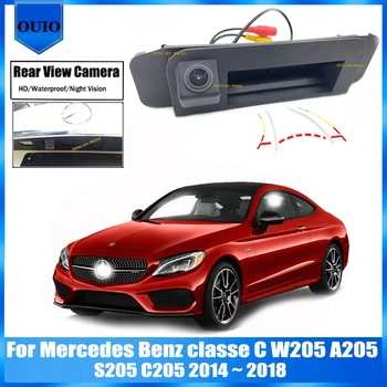 HD išoriniai automobilio Parkavimo Kamera Skirta Mercedes Benz classe C W205 A205 S205 C205 ~ 2018 CCD Naktį Atsarginės Atbulinės eigos Kamera Kamieno