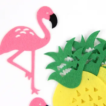 Kabo Flamingo Ananasų Reklama Atogrąžų Vasarą Šalies Apdaila Gimtadienio Luau Beach Baseinas Havajų Flamingle Tema Šaliai Dekoro