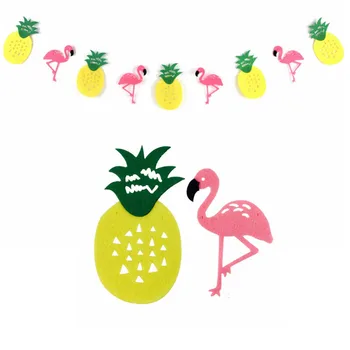Kabo Flamingo Ananasų Reklama Atogrąžų Vasarą Šalies Apdaila Gimtadienio Luau Beach Baseinas Havajų Flamingle Tema Šaliai Dekoro