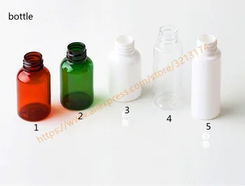35ml gana spalvos PET mini/mėginių butelis su plastiko disku dangteliu,eterinis aliejus/skysčių/drėkintuvai/veido vandens bakas