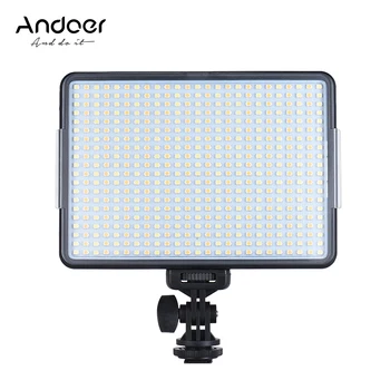 Andoer W500 Kamera, LED Vaizdo Šviesos Užpildyti Šviesos 3200K/5600K Bi-Color 32W CRI90+ LED Vaizdo Šviesos, Vaizdo Įrašymo pasirodymą Gyvai