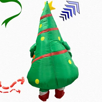Kalėdų Animacinių Filmų Lėlės Kostiumas Anime Pripučiamų Kalėdų Senelis Dress Up Rekvizitai Juokinga Talismanas Pripučiamų Kalėdų Eglutė Drabužiai