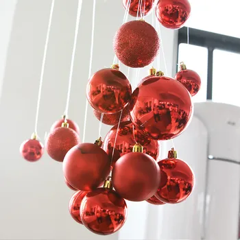 30MM Kalėdų Eglutė Kamuolius Dekoro Kalėdų Kamuolys Ornamentai Dekoracija Namuose Kalėdos Vestuvių Kabinti Ornamentu Šalies Prekių