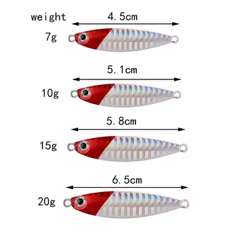 Žvejybos Masalas žvejybos grimzlė suvilioti šaukštas spinnerbait Lakštą Geležies Visi Metaliniai Mini Sukelti Žuvų Žvejybos Masalas Velkamosiomis 7g10g15g20g