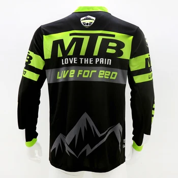 MTB dviračių Motokroso kvėpuojantis t-shirt, kalnų dviračiais ir lenktynių Fitneso mokymo trumpas rankovės