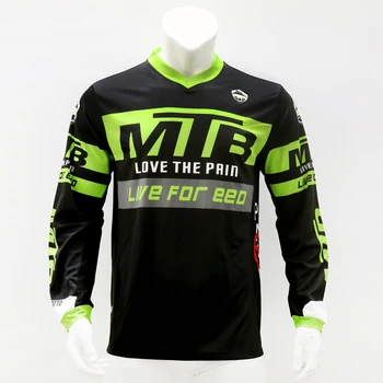 MTB dviračių Motokroso kvėpuojantis t-shirt, kalnų dviračiais ir lenktynių Fitneso mokymo trumpas rankovės