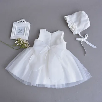 Vestuvėms Kūdikių, Mergaičių Suknelės Gimtadienio Oficialų Balta Baby Girl Drabužiai Krikšto Krikštynų Kūdikių Drabužiai RBF184022