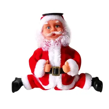 Santa Claus Laipiojimo Laiptais Elektros Kalėdų Senelio Lėlės Kalėdų Eglutės Kabinti Ornamentas, Lauko, Patalpų Duris, Sienų Apdailai