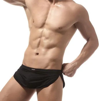 Gražus kainą Įdomus rodyklių boksininkų shorts mens trikotažo Pamušalu boksininkų sexy gay kelnės viduje dvigubo susiduria d
