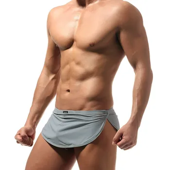 Gražus kainą Įdomus rodyklių boksininkų shorts mens trikotažo Pamušalu boksininkų sexy gay kelnės viduje dvigubo susiduria d