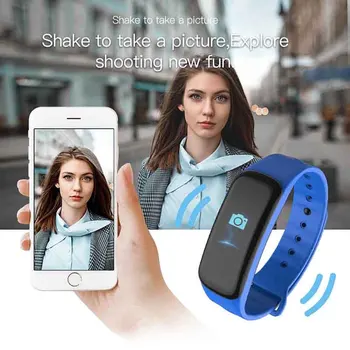 BINSSAW Moterų Smart Apyrankės Fitness Tracker Spalvotas Ekranas, Smart Watch Širdies ritmo Monitorius 