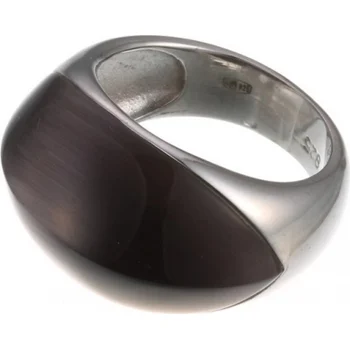 Jay VI žiedas su stiklo sidabro