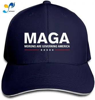 MAGA Morons yra Valdančioji Amerikos Reguliuojamas Sandwich Bžūp Beisbolo kepuraitę Casquette Skrybėlę