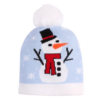 Mada Vaikams, Naujų Metų Kalėdas Megzti Dangtelis Žiemos Skrybėlę Kepuraitė Šilta Kepurė Vaikams Berniukas Ir Mergaičių Bžūp